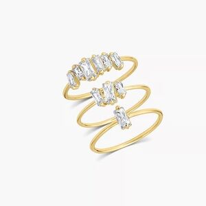 Gorjana Amara Set - Stud Earrings and 2 rings